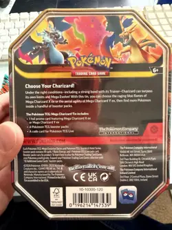 Pokemon TCG: Mega Charizard Y EX Tin - Brand New Sealed - Image 2