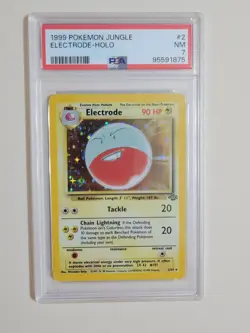 Electrode - Pokemon Jungle #2 - Near Mint PSA 7 - Image 2