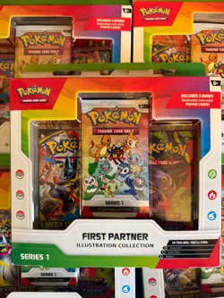 Pokemon TCG First Partner Illustration Collection Series 1 Brand New Sealed x5 - Image 2