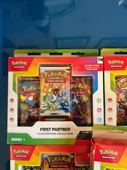 Pokemon TCG First Partner Illustration Collection Series 1 Brand New Sealed x5 - Image 3