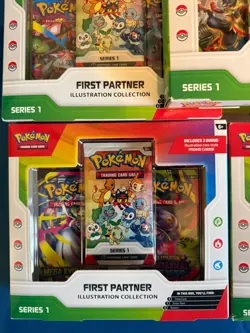 Pokemon TCG First Partner Illustration Collection Series 1 Brand New Sealed x5 - Image 5