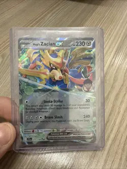 Pokemon TCG Scarlet & Violet Journey Together Zacian EX 111/159 - Image 1