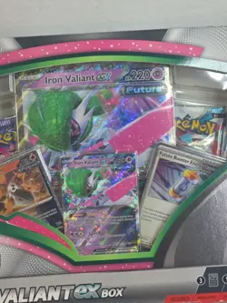 💥 Pokemon TCG - Scarlet & Violet- Iron Valiant EX Collection Box - NEW SEALED - Image 4
