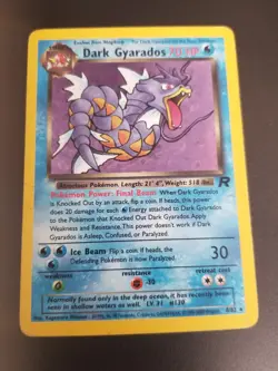 Dark Gyarados 8/82 Pokemon Team Rocket Holo Rare - Image 1