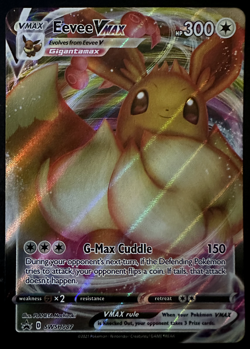 Eevee VMAX SWSH087 Promo Full Art Holo Sword & Shield Pokemon TCG NM - Image 1