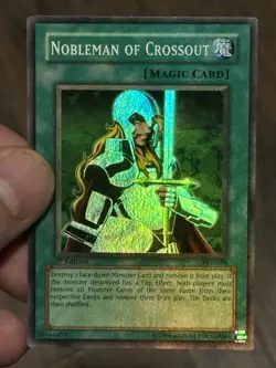 Yugioh Nobleman of Crossout PSV-034 Super Rare 1st Edition NM Holo Bleed Error - Image 2