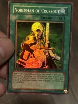 Yugioh Nobleman of Crossout PSV-034 Super Rare 1st Edition NM Holo Bleed Error - Image 3