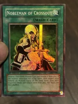 Yugioh Nobleman of Crossout PSV-034 Super Rare 1st Edition NM Holo Bleed Error - Image 4