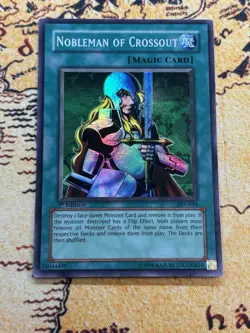 Yugioh Nobleman of Crossout PSV-034 Super Rare 1st Edition NM Holo Bleed Error - Image 5