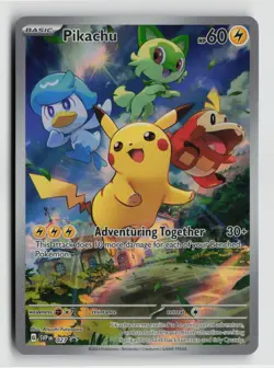 Pokemon - Pikachu - 027 SV: Scarlet & Violet Promo Cards - Promo - NM - Image 1