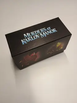 MTG Murders At Karlov Manor Empty Bundle Storage Box Card Organizer - Image 1