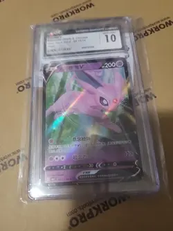 Pokemon Espeon V 200 HP Holo 05/13/14 Gem Pack Vol.2 Chinese CGC 10 TCG Card - Image 1