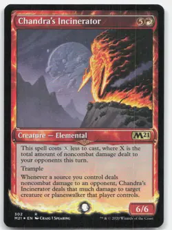Chandra's Incinerator (Showcase) *Foil* M21 302 NM - Image 1