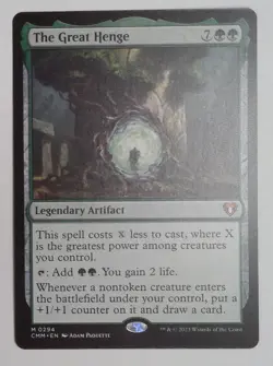 The Great Henge 294 Commander Masters NM MTG - Image 2