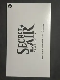 MTG SECRET LAIR DROP POST MALONE: BACKSTAGE PASS TRADITIONAL FOIL - Image 1