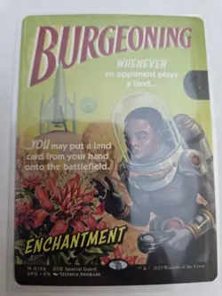 mtg, Burgeoning (Showcase) Special Guests Regular NM - Image 1