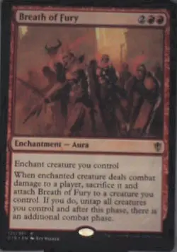 Breath of Fury - Commander 2016: #121, Magic: The Gathering Nm R202 - Image 1