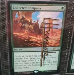 MTG FOIL COLLECTED COMPANY SHADOW SIGNED BY ARTIST GAME DAY PROMO - Image 1