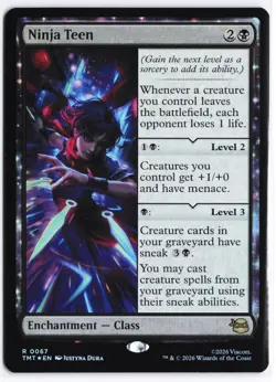 MTG Ninja Teen Teenage Mutant Ninja Turtles Foil #0067 - Image 1