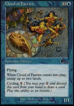 Cloud of Faeries - Lightly Played, English - Urza's Legacy - Image 1