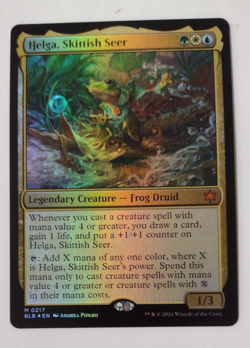 Helga, Skittish Seer - Bloomburrow (BLB) FOIL - EN - M 0217 - Image 1