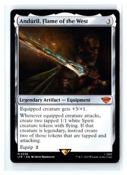 MTG ANDURIL, FLAME OF THE WEST 236 UNIVERSES BEYOND: LTR NM - Image 1