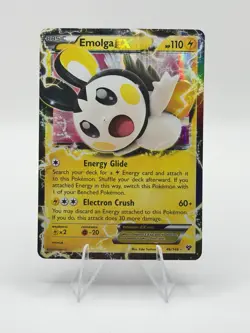 Emolga EX 46/146 XY Base Set Ultra Rare NM Pokemon TCG - Image 1