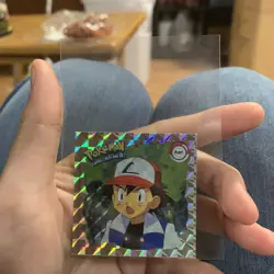 Pokemon 1999 Artbox Series 1 PRIZM Stickers Ash Pr07. FREE SHIPPING! - Image 2