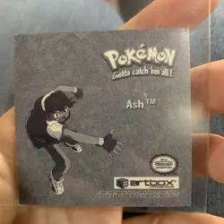Pokemon 1999 Artbox Series 1 PRIZM Stickers Ash Pr07. FREE SHIPPING! - Image 3