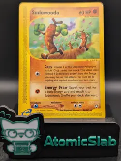 Pokemon TCG Sudowoodo 36/147 Aquapolis Vintage Non-Holo Rare e-Reader (NM/LP) - Image 1