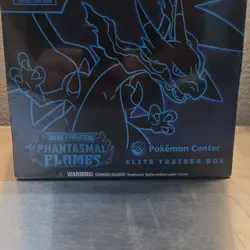 Pokemon Mega Evolution Phantasmal Flames Pokemon Center Elite Trainer Box Promo - Image 1