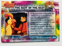 Topps Pokemon the First Movie Rainbow Foil 20 The Best of the Best - Image 2