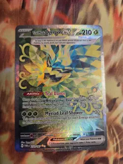 Pokemon Teal Mask Ogerpon ex Twilight Masquerade Special Illustration Rare Holo… - Image 1