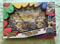 Pokemon TCG Mega Evolution Ascended Heroes Premium Poster Collection M. Lucario - Image 1