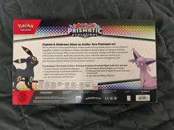 Pokemon TCG Prismatic Evolutions Figure Collection Box Espeon Umbreon - Image 2