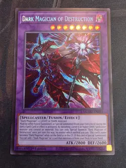 Yu-Gi-Oh! Dark Magician of Destruction MZMU-EN011 1st Edition Secret NM - Image 1