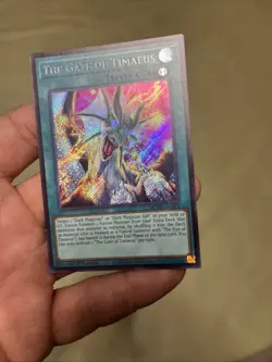 Yu-Gi-Oh The Gaze of Timaeus Secret Rare 1st Edition Mint MZMU - Image 2