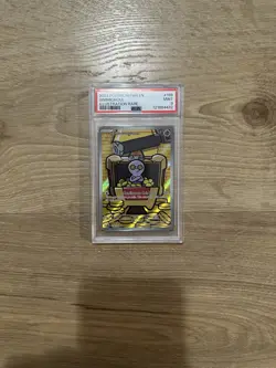 2023 POKEMON PAR EN-PARADOX RIFT ILLUSTRATION RARE #198 GIMMIGHOUL PSA 9 - Image 1