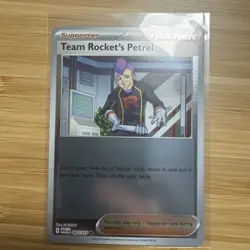 Pokemon TCG Team Rockets Petrel Card 207/217 Reverse HoloFoil - Ascending heroes - Image 1