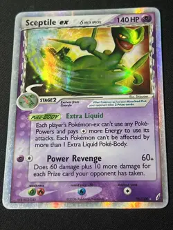 Pokemon Card - Sceptile ex (Delta Species) Crystal Guardians 96/100 MP - Image 1