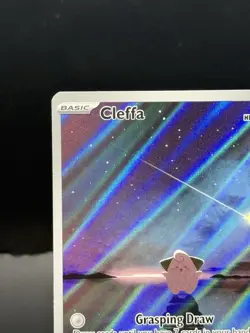 Pokemon TCG Cleffa SV: Obsidian Flames Illustration Rare Card 202/197 - Image 3