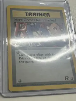 Pokemon Card Here Comes Team Rocket! 15/82 Team Rocket Pokemon Holo Foil - Image 3