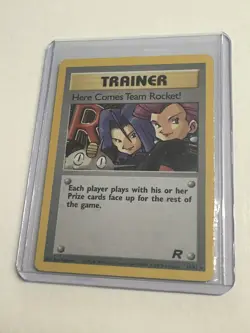 Pokemon Card Here Comes Team Rocket! 15/82 Team Rocket Pokemon Holo Foil - Image 4