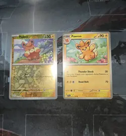 Pawmi 73 & Pawmo 75 Scarlet & Violet Base 2-Card Lot Reverse/REG Pokemon NM - Image 2