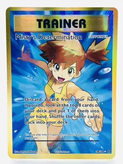 Misty's Determination 108/108 Pokemon Evolutions Full Art Trained Ultra Rare - Image 1