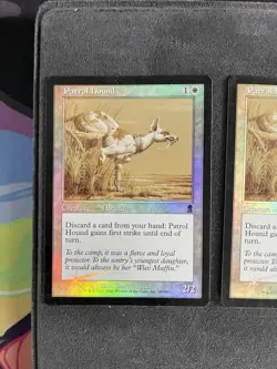 Magic MTG 4X Foil Patrol Hound EX/LP Odyssey - Image 2