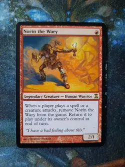 MTG Magic the Gathering - 1 x Norin the Wary - Time Spiral - Played - Image 1