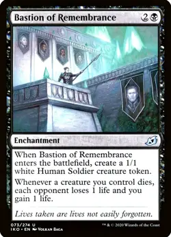 X 1 Bastion of Remembrance NM-M Ikoria: Lair of Behemoths 073 MTG Magic - Image 1