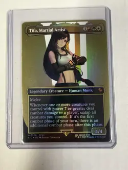 Tifa, Martial Artist FIC #206 Mint Borderless Foil MTG Final Fantasy - Image 2