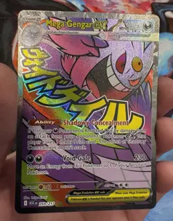 Pokemon Mega Gender ex 269/217 Special Illustration Rare Holo Card Ascended Mint - Image 1